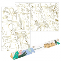 Jungle Animal Colouring Posters By Meri Meri